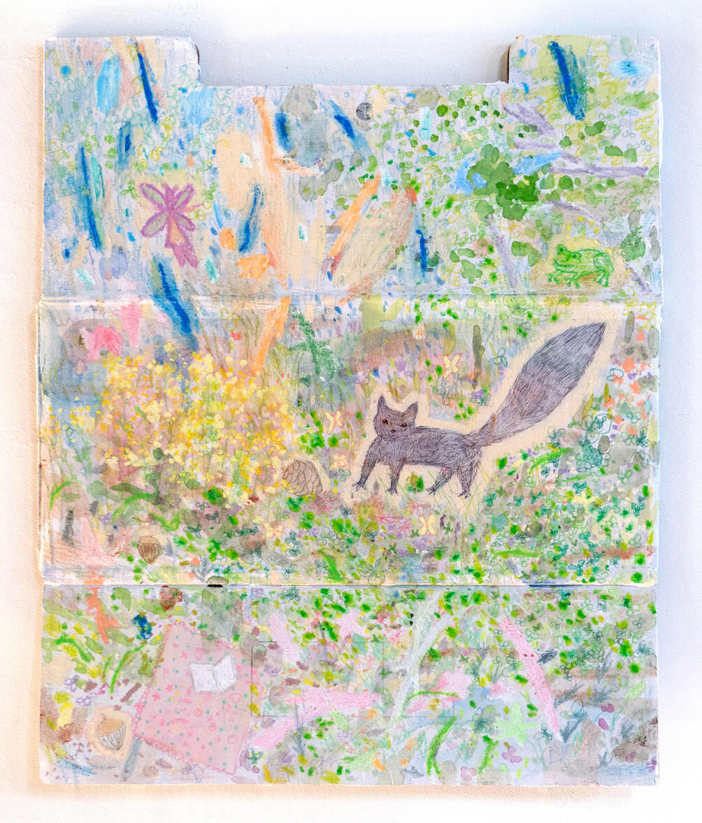 🌟 Mixed media on Cardboard, 2020